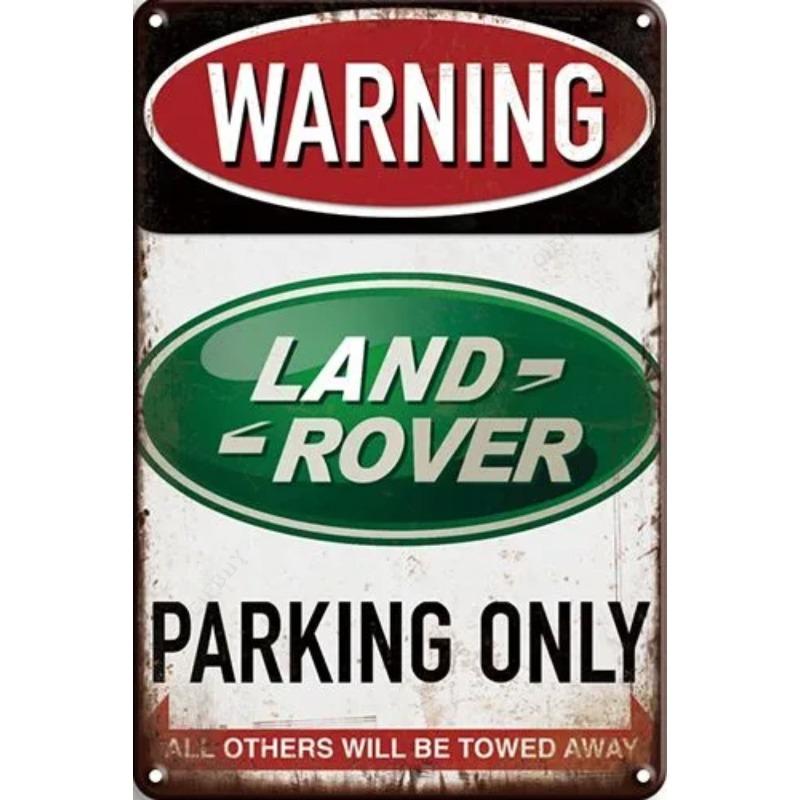 Lamborghini Parking Only Sign, Retro Metal Car Decor Plaque