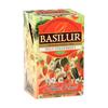Basil Tea [Green Tea Bags] Wild Strawberry (25 Tea Bags) Iced Tea, Ceylon Tea, Sri Lanka, Fruit Flavor [70784]