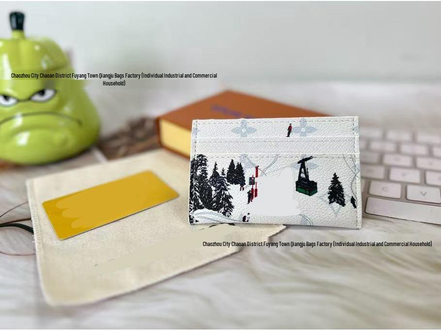 Цветной держатель для карт с граффити - Маленькая сумка из праздничной серии в стиле INS