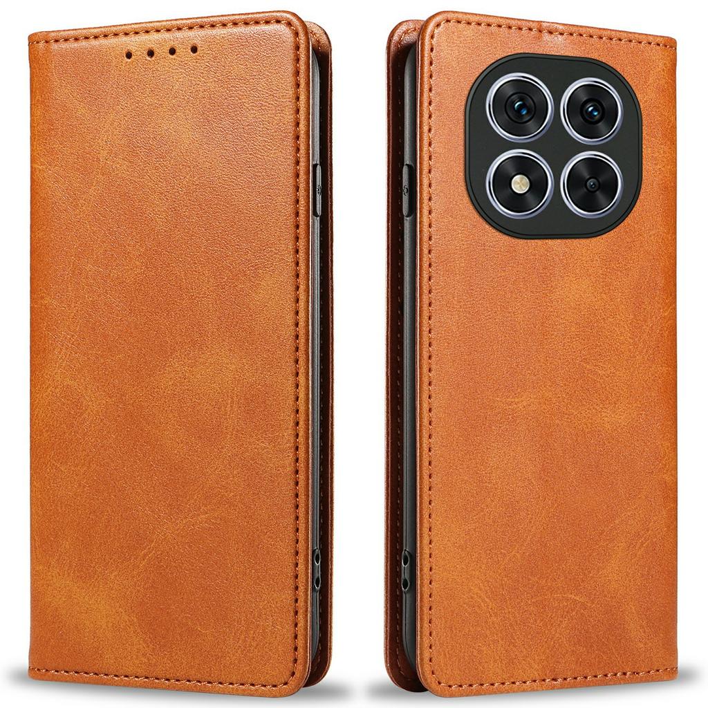 Для Xiaomi Redmi Note 14 Pro 5G/Poco X7 5G чехол прочный магнитный чехол для телефона из искусственной кожи с текстурой теленка