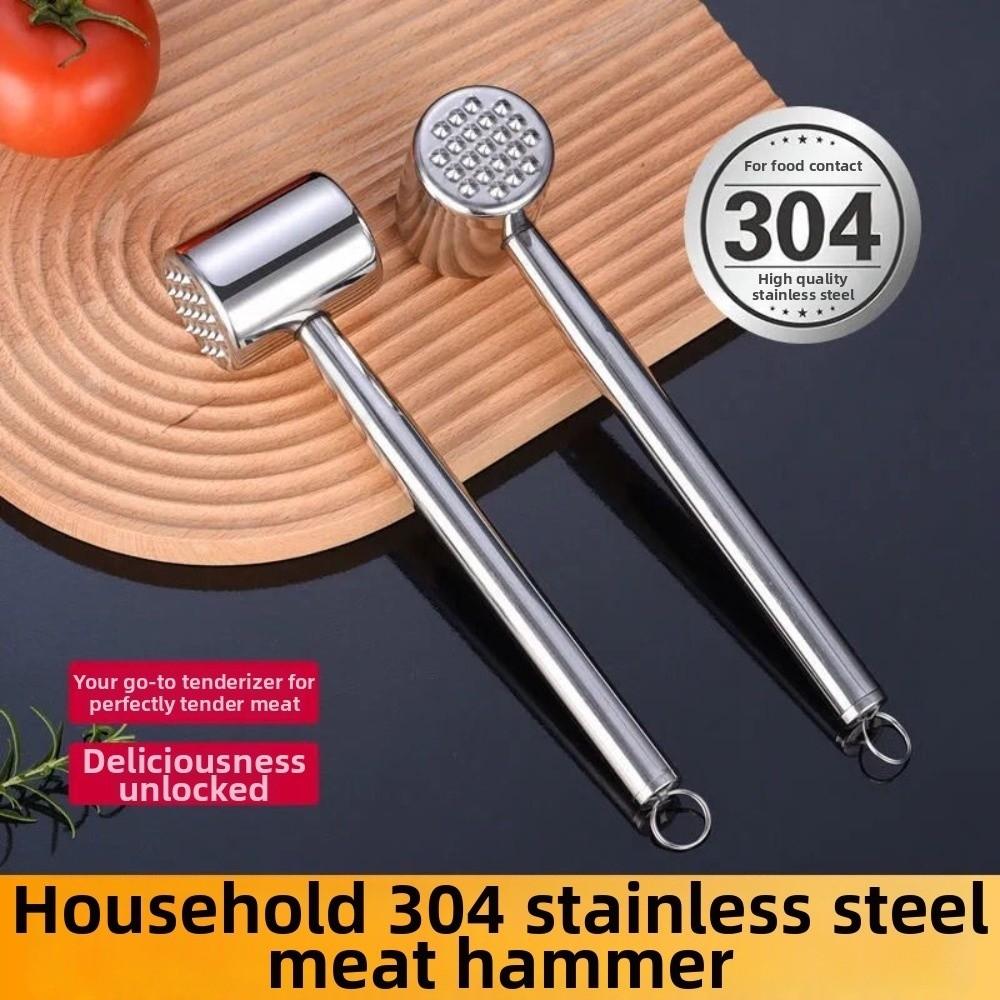 Non-slip Meat Hammer Double-side Kitchen Beef Hitting Tool Steak Mallet Steak Tenderizing