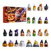 2025 Halloween Advent Calendar for Kids Adults 24 Days Countdown Calendar with Gnome Dolls Collectible Resin Miniature Figures for Holiday Gifts