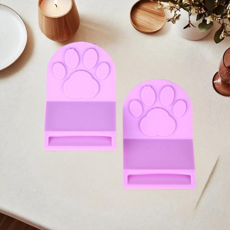 2Pcs Fast Clean Pet Food Bottle Opener - Easy Grip Non Slip Kitchen Tool for Cat Cog.