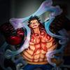 JT Studio Фантастический Остров Призраков Луффи One Piece Gear 4 Аниме Статуэтка Коллекционная ПВХ Фигурка 14,96 дюйма / 38 см Игрушка Подарок