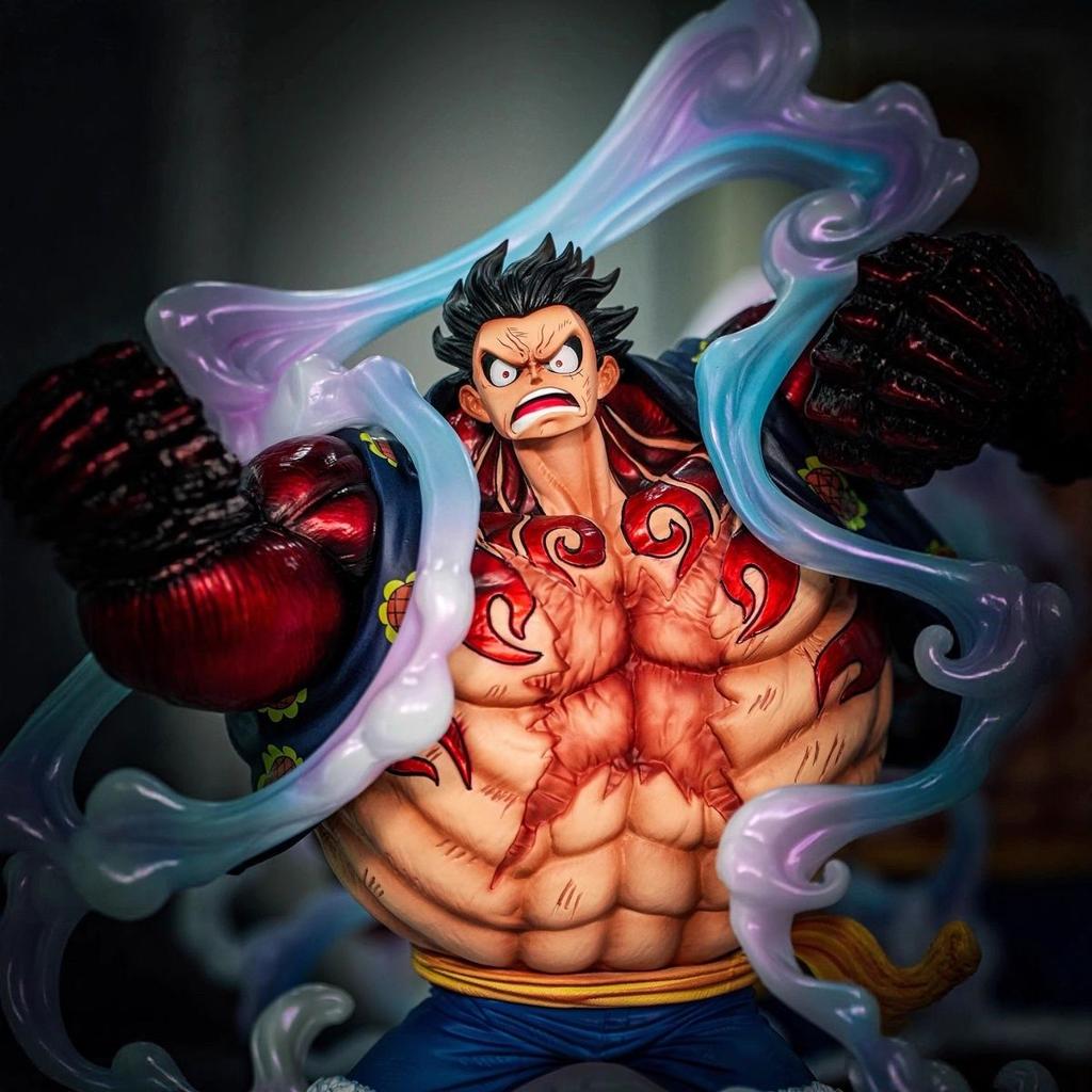 JT Studio Фантастический Остров Призраков Луффи One Piece Gear 4 Аниме Статуэтка Коллекционная ПВХ Фигурка 14,96 дюйма / 38 см Игрушка Подарок