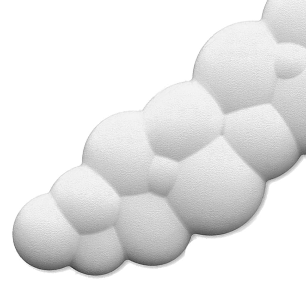 Коврик для мыши Cloud, поддержка запястья, милый, снятие усталости, мягкий, предотвращает деформацию, пена с эффектом памяти, накладка на запястье