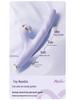 Jieshibang Master Series Thin Self-Retracting Vibrator - Fairy Purple Female Masturbator