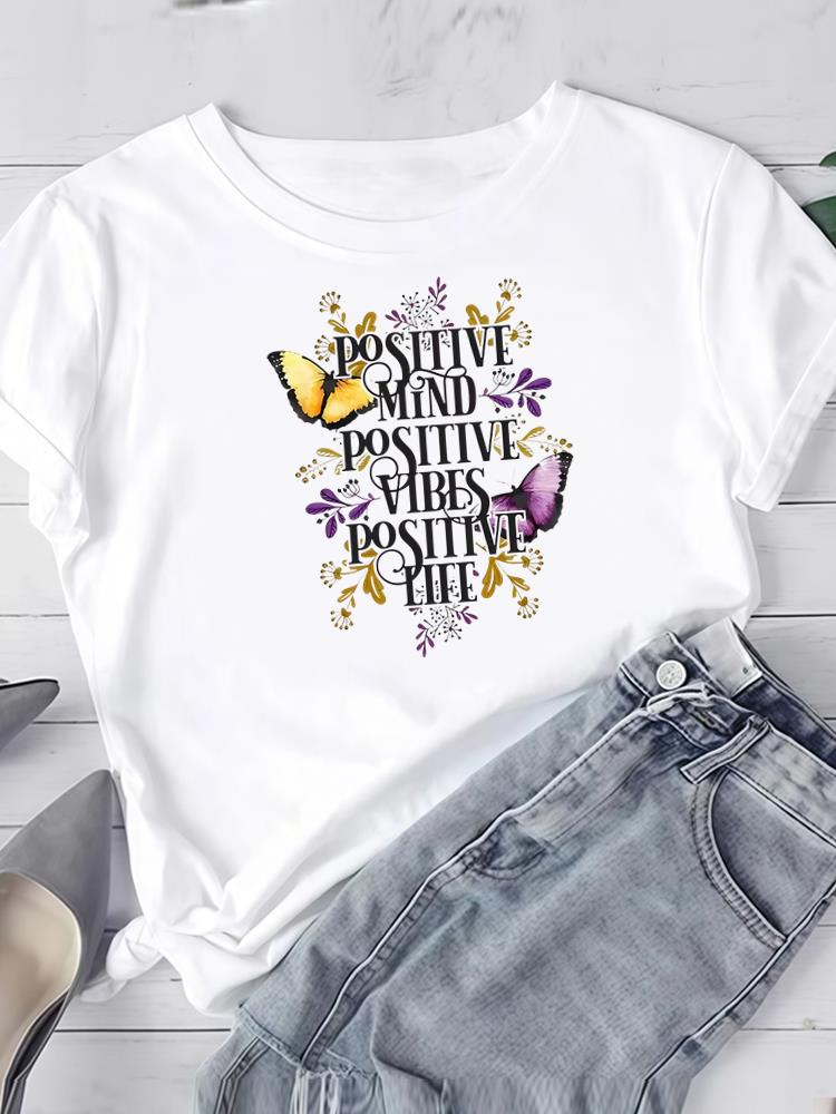 (Азиатский размер) акварельный цветок милый футболка с коротким рукавом одежда футболка женщина женщины мода топ принт женский графический футболки