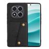 Для Xiaomi Poco M8 5G/Redmi Note 15 5G (Глобальный)/15 4G (Глобальный) Чехол с отделениями для карт, подставкой, из кожи + ТПУ, чехол для телефона
