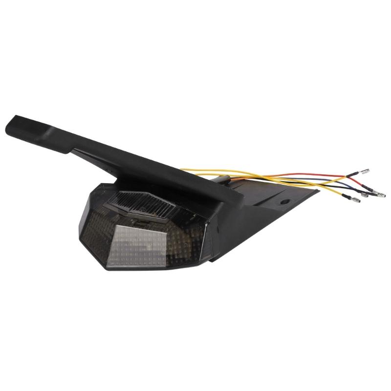 Светодиодный задний фонарь для мотоцикла со встроенными поворотниками Водонепроницаемый светодиодный задний фонарь Лампа высокой видимости для автомобилей