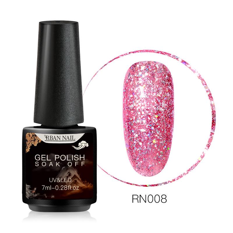 Mtssii Цветной УФ-светодиодный гель-лак серии Rainbow, 7 мл, долговечная краска для ногтей, гели для дизайна ногтей