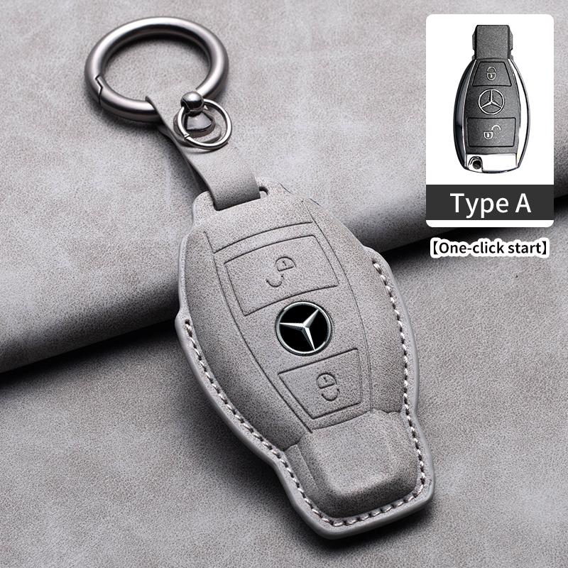 Car Key Case Cover For Mercedes Benz A C E S G Class GLC CLE CLA GLB GLS W177 W205 W213 W222 AMG W206 W223 S350 C260 C300 S400