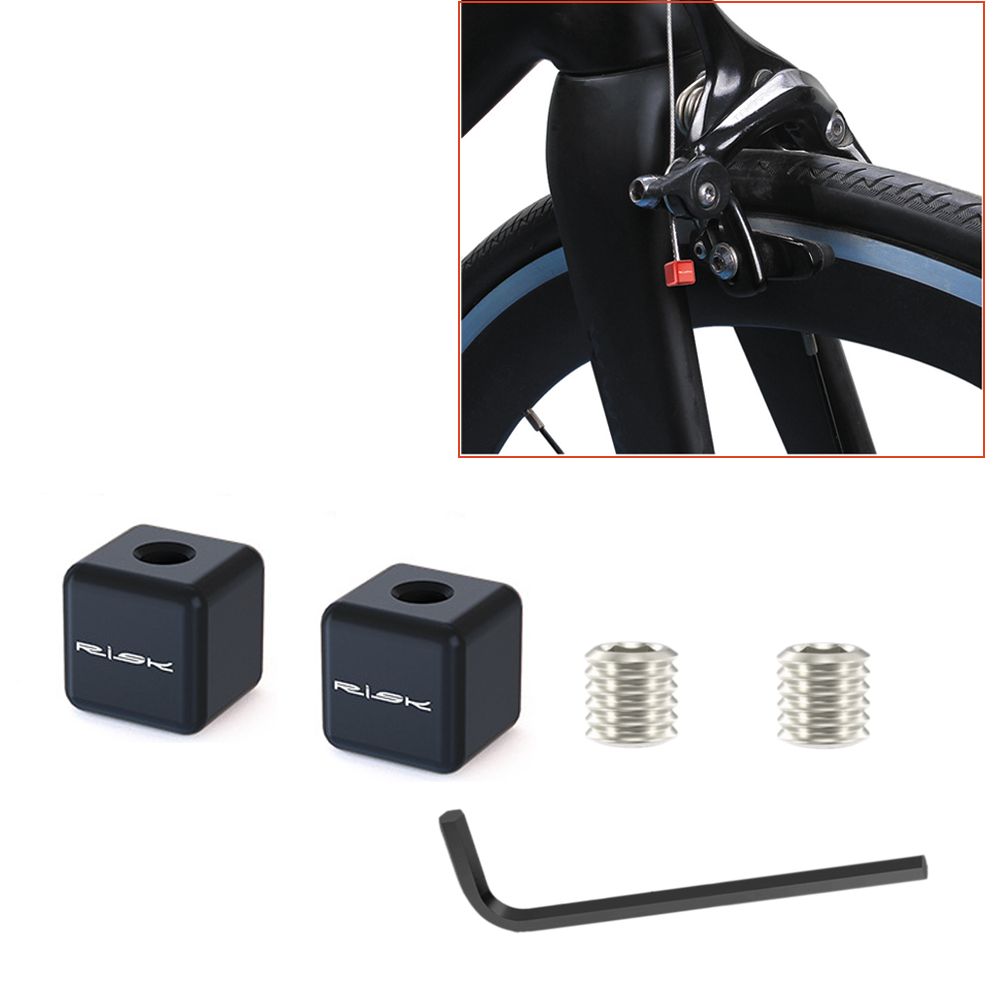 Aluminum Alloy Brake Cable Ends Cube Bicycle Cable Crimps Bike Cable Tip Set Bike Workshop