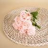 1pc DIY Floral Materials Simulated Rose Bouquet Silk Rose Artificial Flowers  Photography Props