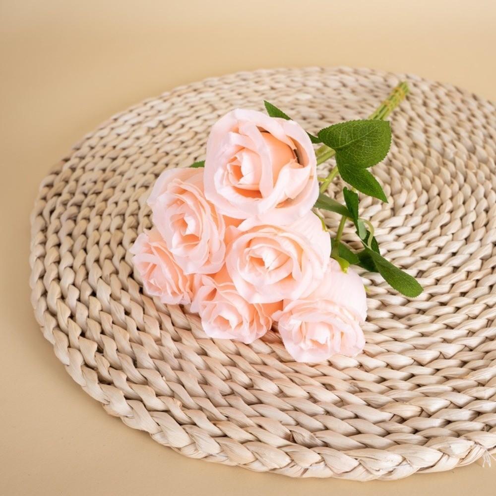 1pc DIY Floral Materials Simulated Rose Bouquet Silk Rose Artificial Flowers Photography Props