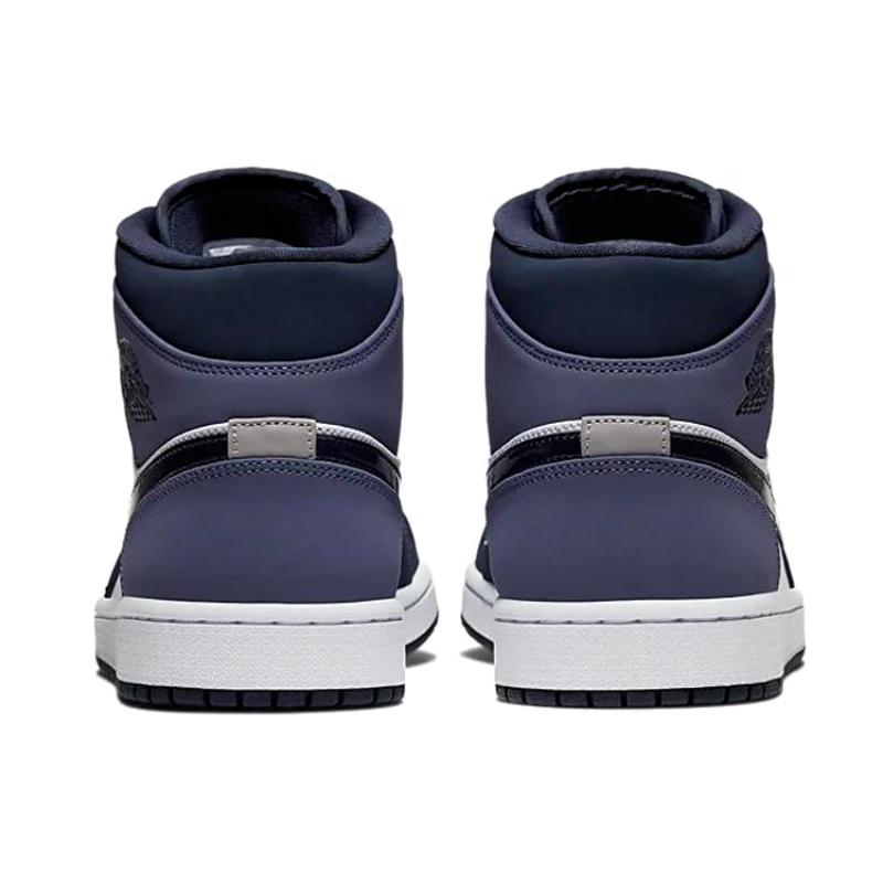 Jordan 1 Средние 'Обсидиановый песок, приглушенный пурпурный' Jordan 554724-445