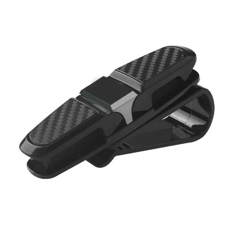 Car Glasses Holder Sun Visor Clip Universal Car Glasses Case Box Card Ticket Sunglasses Holder Clip Eyeglasses Stand Fastener