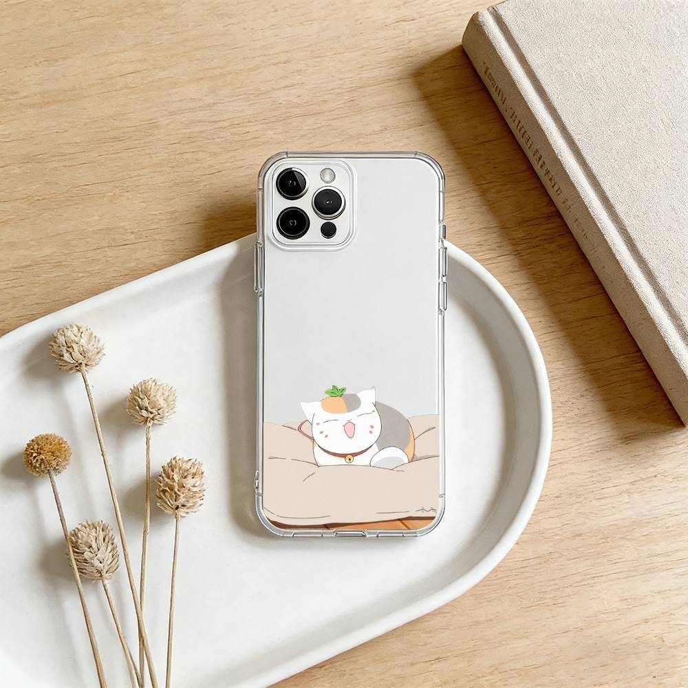 Чехол для телефона N-Natsumes B-Book of F-Friends Для iPhone 17 16 15 14 13 12 11 Mini Pro Max Plus Прозрачная крышка