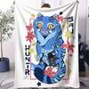 KPop Demon Hunters Cute Cartoon Blanket Hot Anime Printing Multi functional Small Cover Blanket Kawaii Birthday Gift Fan Gift