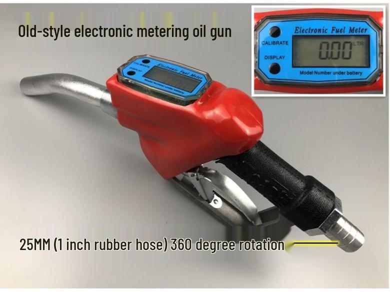 Electronic Auto-Cut Fuel Nozzle: Self-Sealing, Adjustable for Diesel/Gasoline