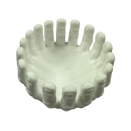 Готический Хэллоуин Скелет Руки Конфетница Подставка Легкий Компактный Контейнер для Хранения Настольный Декор