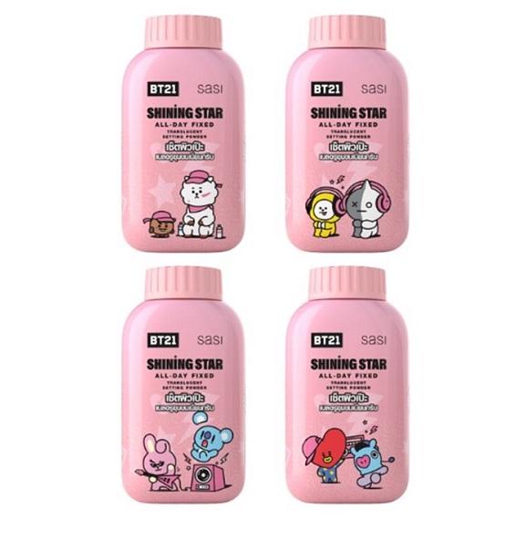 SASi X BT21 All-Day Fixed Translucent Setting Powder 50g.