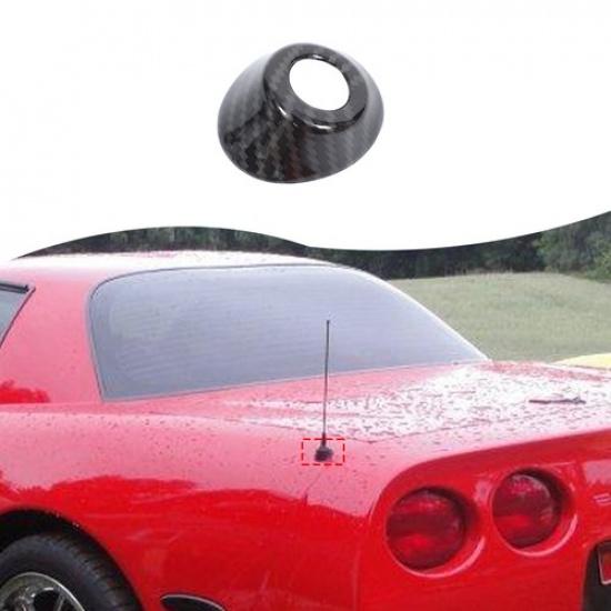 ABS Carbon Fiber Antenna Base Moulding Cover Trim For Corvette C5 1998-2004