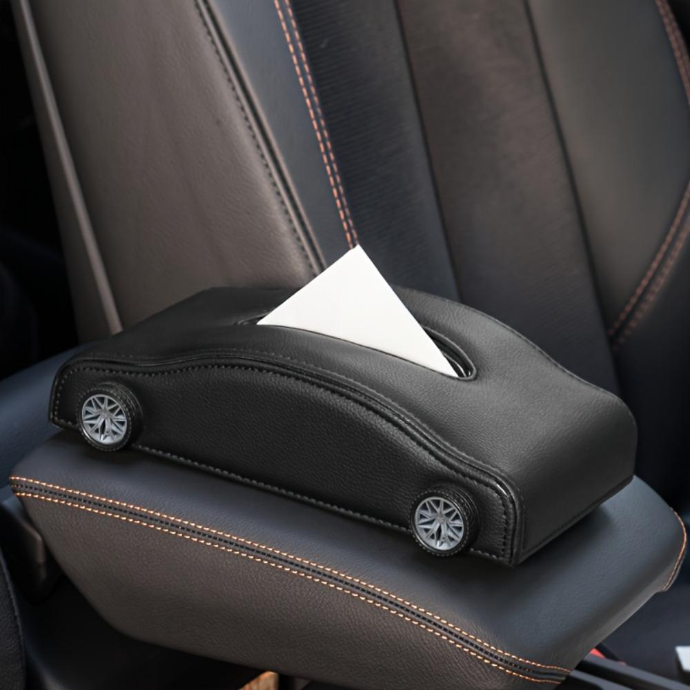 Interior Supply Car Tissue Box Creative Design Automotive Tissue Box For Vehicle Storage