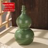 In Stock: 500ml Multicolor Imitation Porcelain Gourd Bottle with Hand Rope, Shoulder Strap & Accessories, Easy to Carry