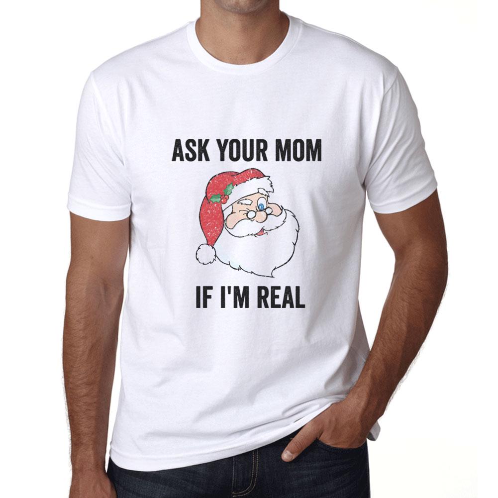 Ultrabasic Футболка Homme Graphique Pere Noel Drole Idees Cadeaux De Noel