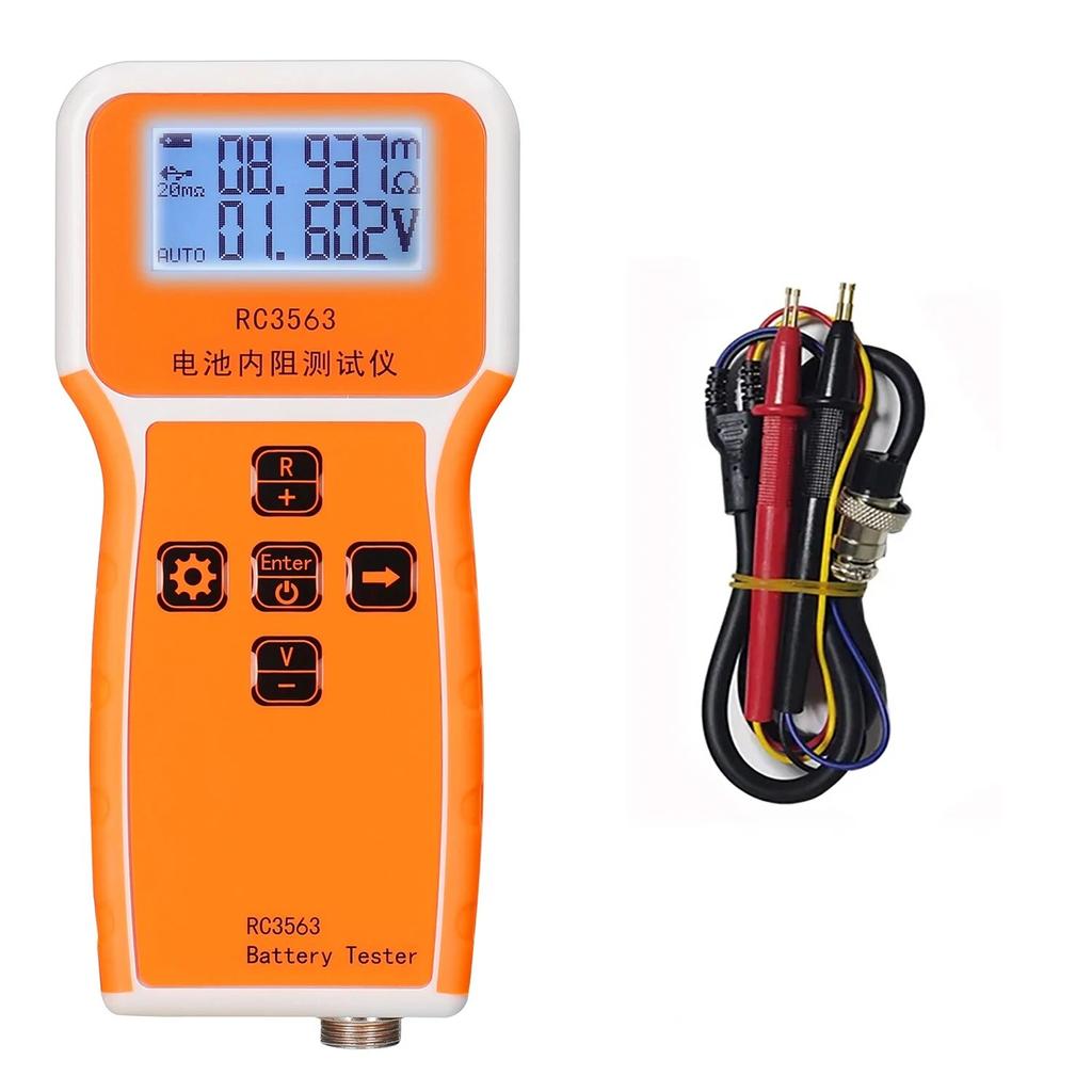 RC3563 Battery Voltage Internal Resistance Tester High-precision Trithium Lithium Iron Phosphate 18650 Battery Tester True 4wire