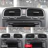 Для Volkswagen Golf 6 Gti R MK6 2008-2012 углеродное волокно интерьер среднее вентиляционное отверстие рамка декоративные наклейки отделка автомобильные аксессуары