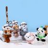 Decorations Cartoon Pilot Otter Keychain Keys Accessories Otter Keyring  Students
