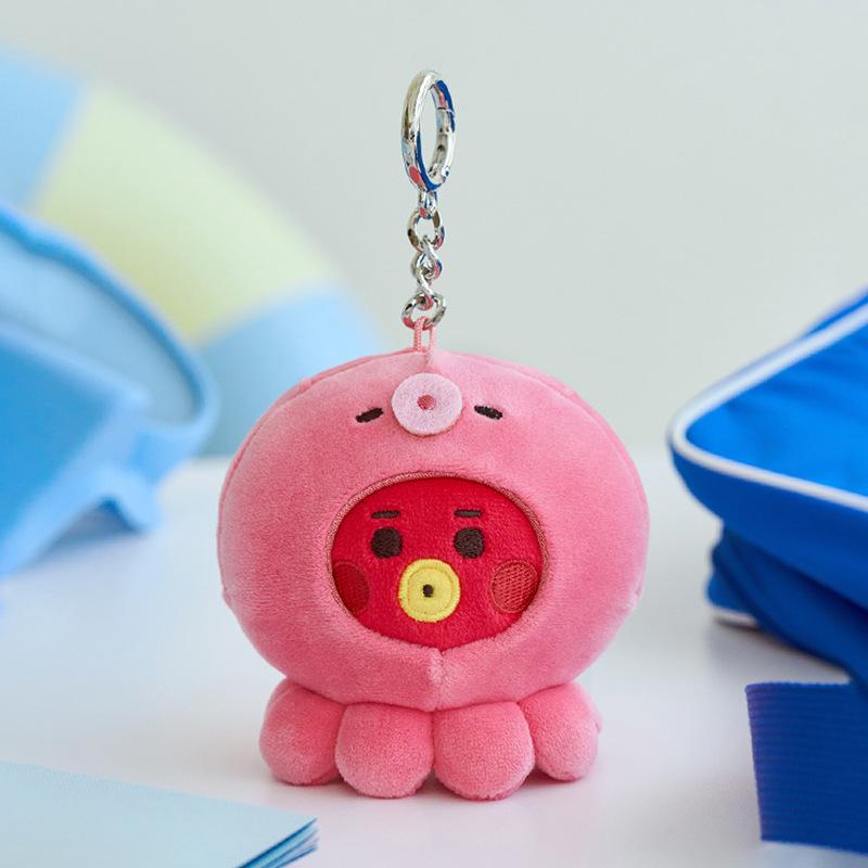 Новый брелок Tata Koya Shooky Chimmy Высокая цветопередача Мультяшная кукла Версия Q Форма куклы Креативный брелок для школьной сумки Автомобильный подвес