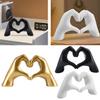 Resin Love Gesture Statues Heart-Shaped Desktop Ornament Sculpture Figurines Valentine's Day