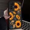 Красивый чехол с подсолнухами для Xiaomi Poco F7 F6 F5 F4 F3 M5s C65 C75 C71 X7 X6 X5 X4 GT X3 NFC M7 M6 Pro 4G 5G Мягкая задняя крышка