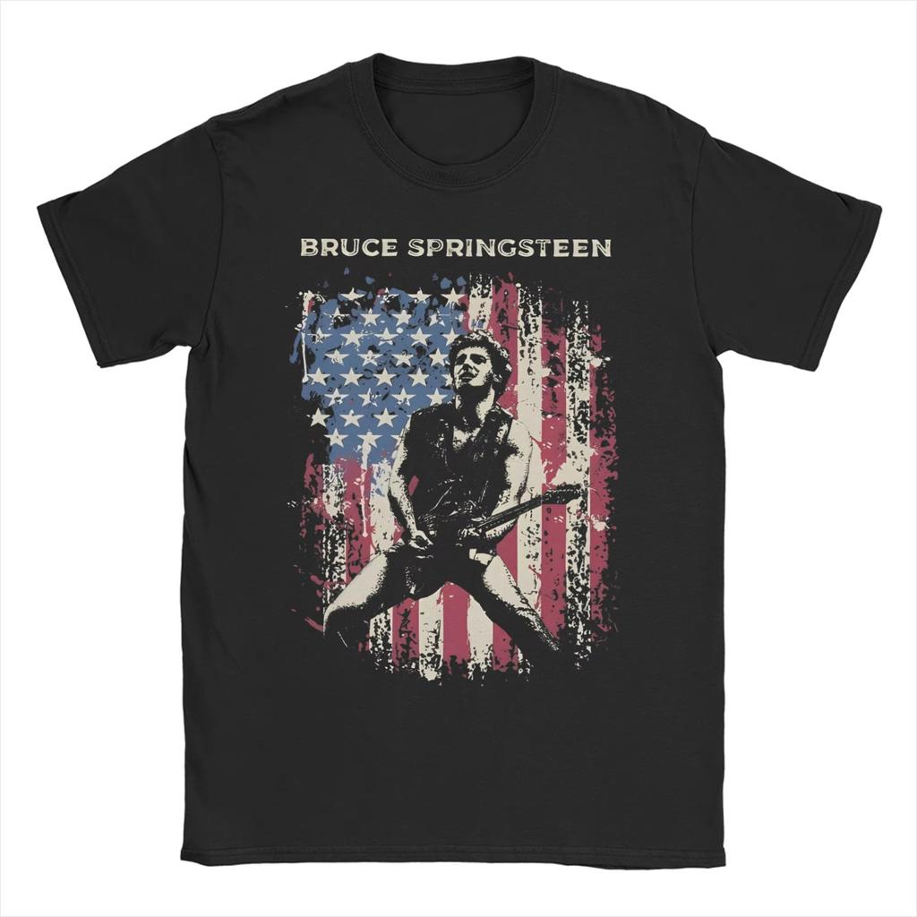 Bruce Springsteens Unisex T Shirt Music Amazing Tee Shirt Short Sleeve O Neck TShirt Cotton Classic Clothes