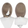 JOVIA 30cm Medium Basic Anime Cosplay Wig Bang Blond Black White Red Pink Green Brown Gold Blue Heat Resistant Synthetic Hair