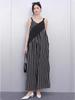 Patchwork Stripe Wide-leg Jumpsuit GYX1555