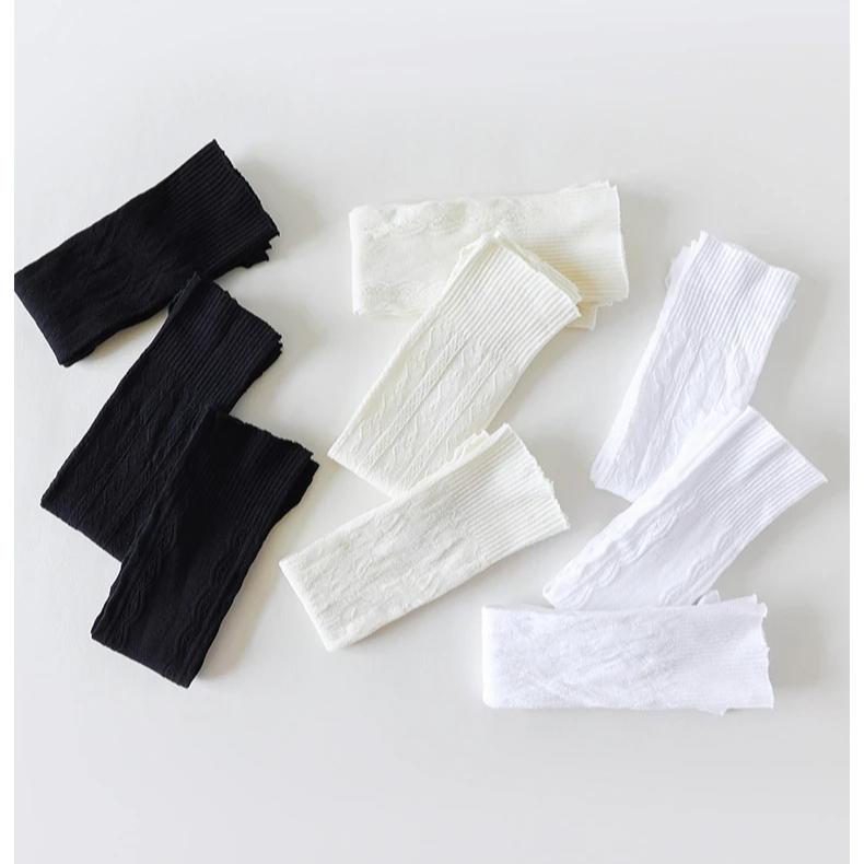 Летние кружевные тонкие носки для детей и девочек, простые, шикарные, с цветочным узором, детские носки из нейлоновой эластичной сетки, дышащие, школьные носки