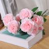 Simulated Flower Silk Peony Realistic Fake Flowers Artificial Flower Stems Decorative Silk Branches DIY Arrangements