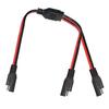 Liwinting SAE Y Splitter 1 To 2 SAE Extension Cable SAE Extension Cable Solar