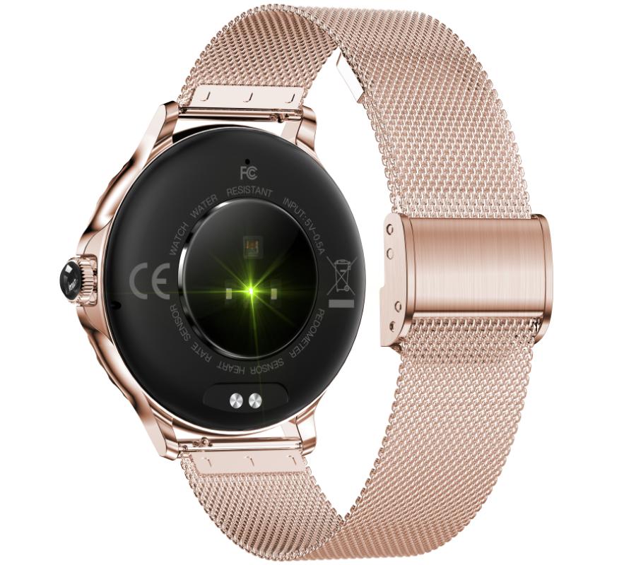 Smartwatch Rubicon Rncf19 Różowe Złoto