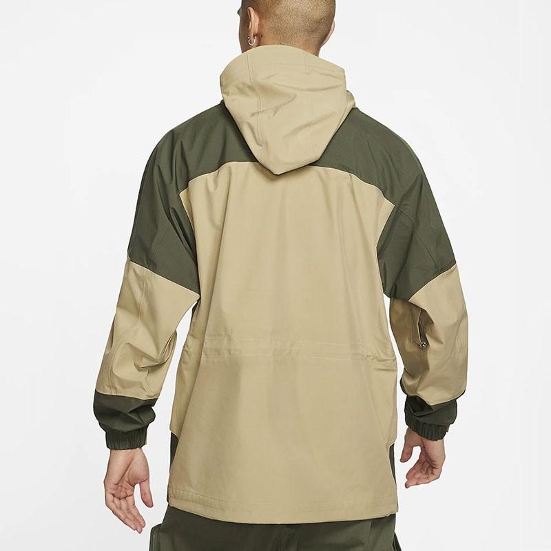 Nike Мужская уличная куртка с капюшоном Gore-Tex серии ACG, мужские куртки в стиле милитари, зеленый, хаки, CT2937-325