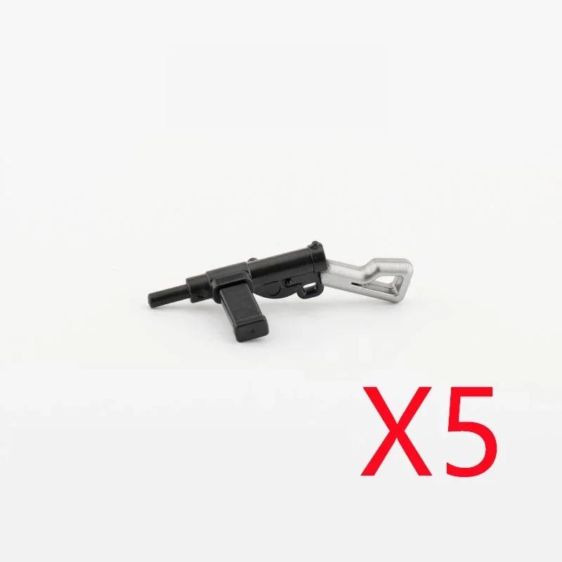 5 СМ Вторая мировая война Военные строительные блоки Американские Немецкие Советские Фигурки солдат Оружие Аксессуары Пистолеты Пистолет Снайперский ремень Мини-кирпичики MOC