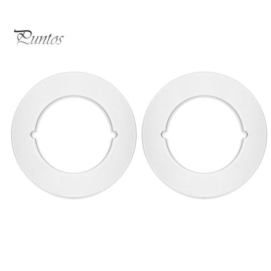 1/2Pcs Round Door Knob Plates Self Adhesive Scratch-Resistant Simple Installation Door Handle Cover Filler Fixing Repair Plates