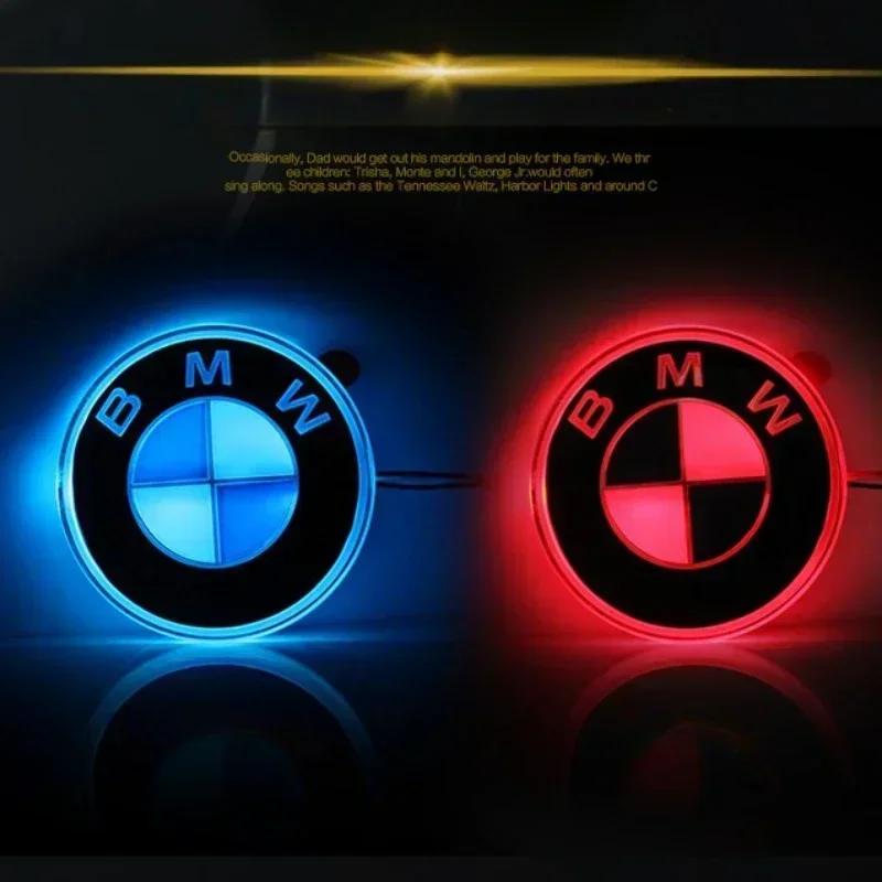 Car LED Emblem Light 82mm Front Or Rear Static Single Color Red Blue White FOR BMW F10 E90 E60 E61 E93 E87 F30 F15 X1 X3 X5 X6 CVC1 b11