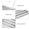 Detachable Handle Hot Dog Roller Stainless Steel BBQ Grill Rack Sausage Grill  Barbecue Grilling