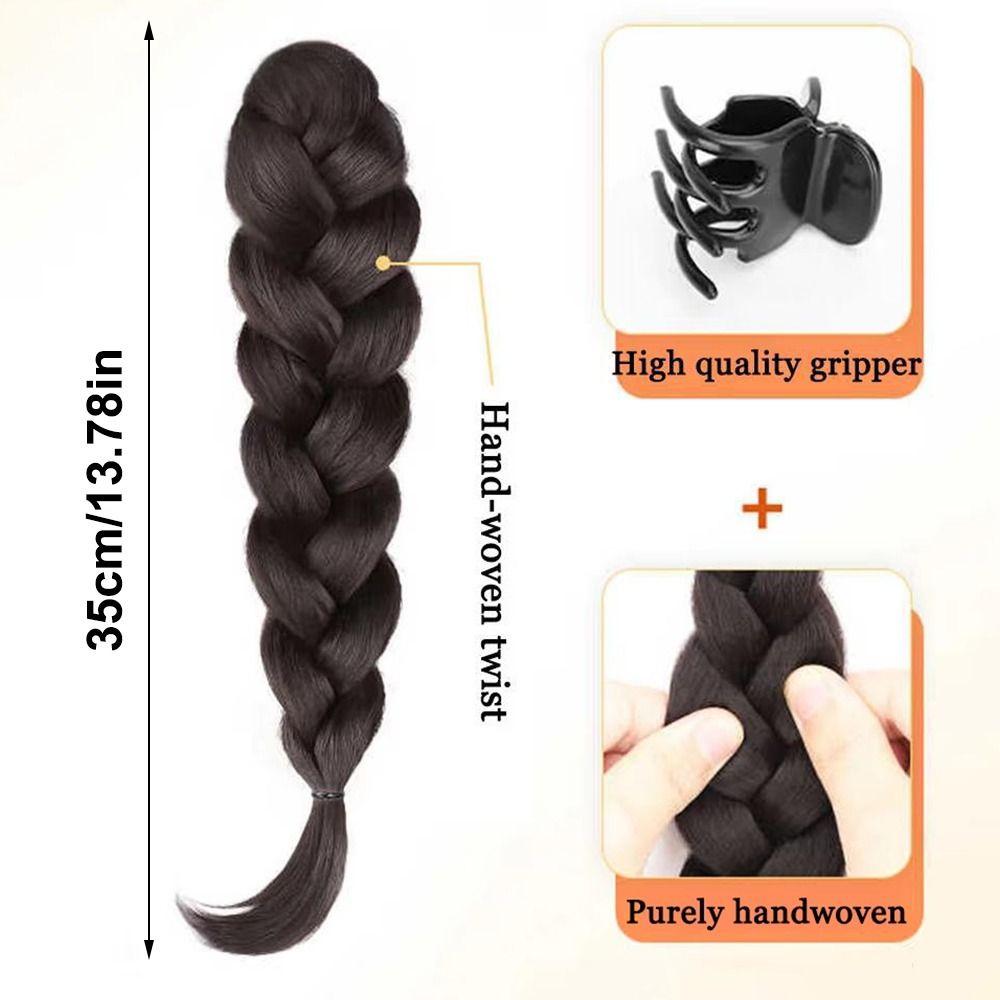 Fluffy Wig Ponytail Hairpin Extension Hair Barrette for Women Hair Accessories