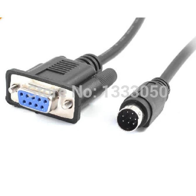 Кабель программирования ПЛК Mini Din на RS422, 9,8 фута, 8P, для Delta DVP/EasyView MT6070